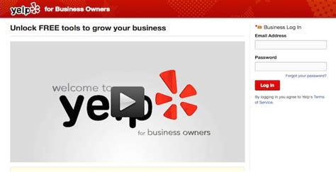 yelp biz login|yelp business account log in.